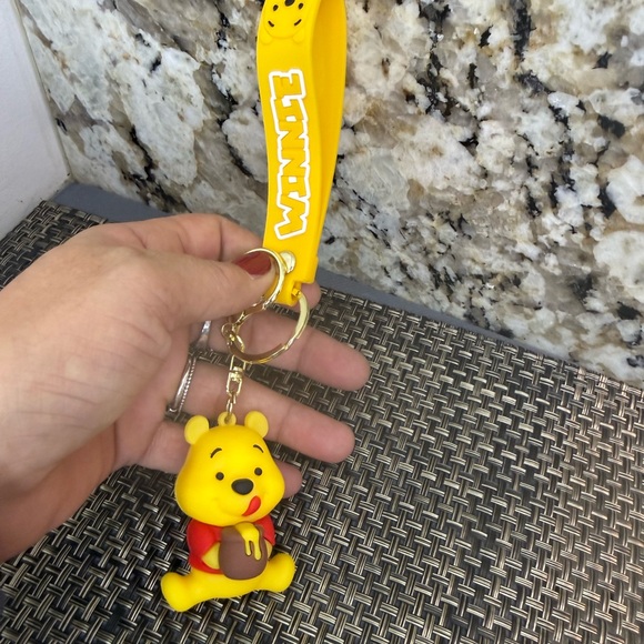 NWT Whinny the Pooh Bear Keychain Wristlet - Picture 5 of 5